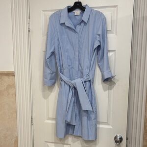 Gretchen Scott Designs Blue Gingham Shirt
